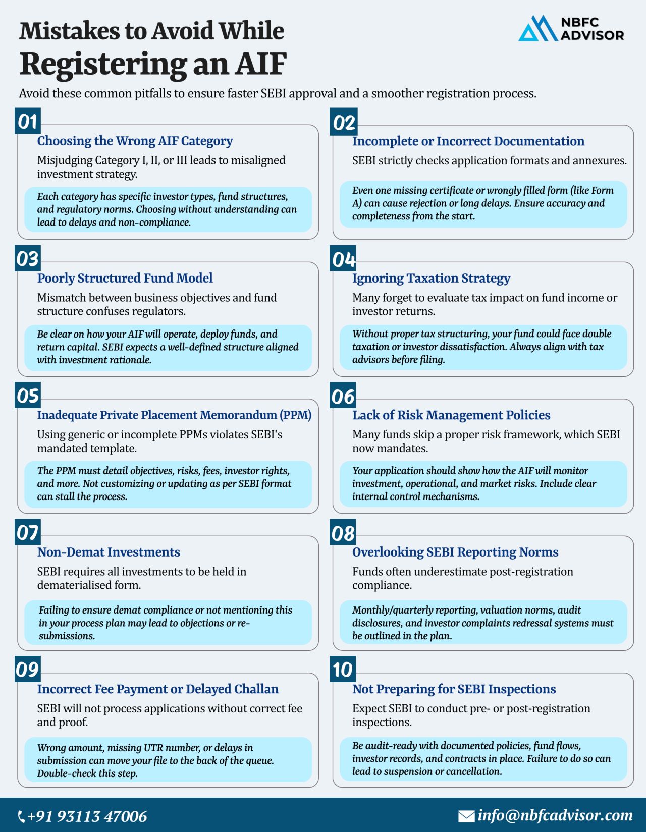 Blog Title: Top 10 Mistakes to Avoid When Registering an AIF